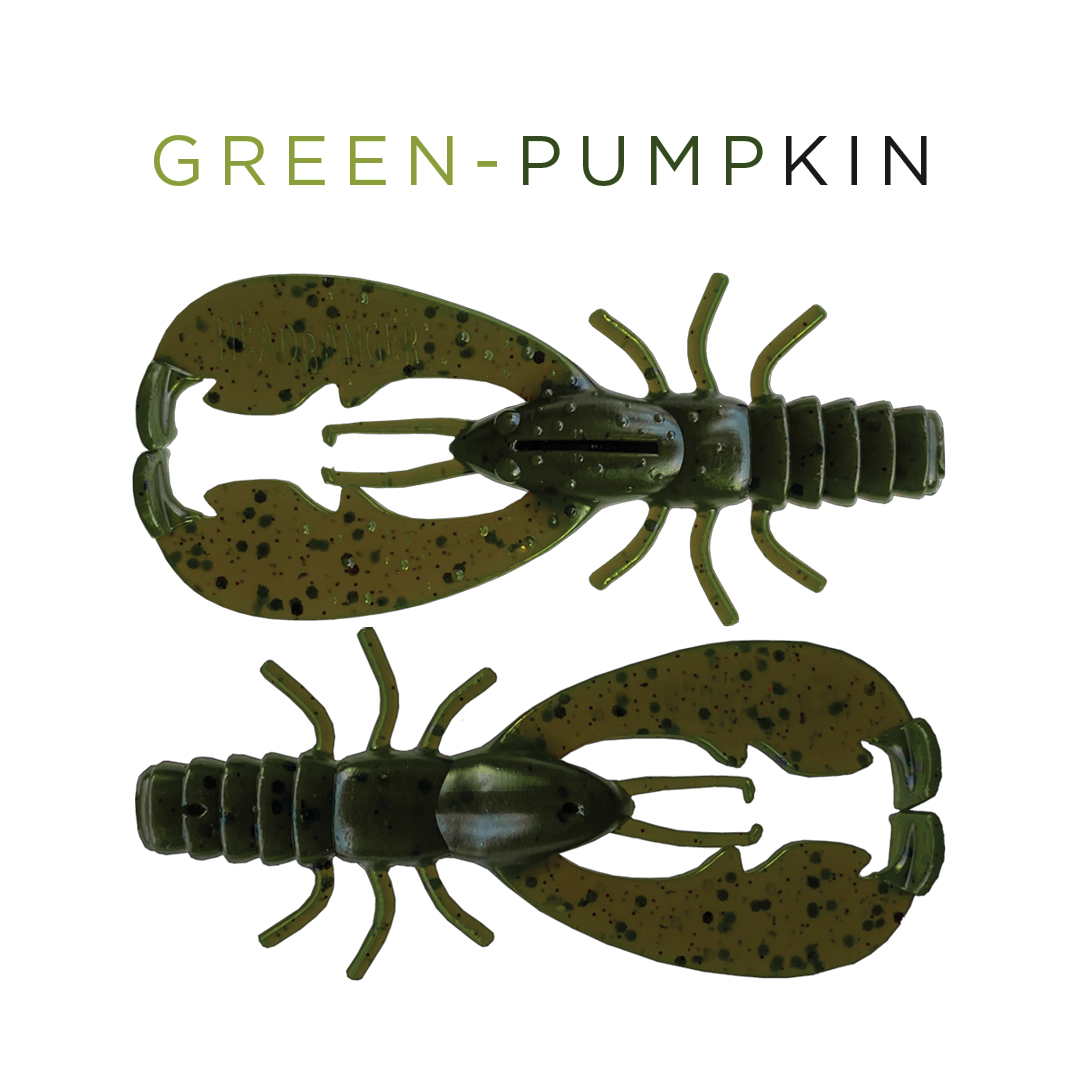 Headbanger BangerCraw – 7.6 cm (10-pack) / Green Pumpkin