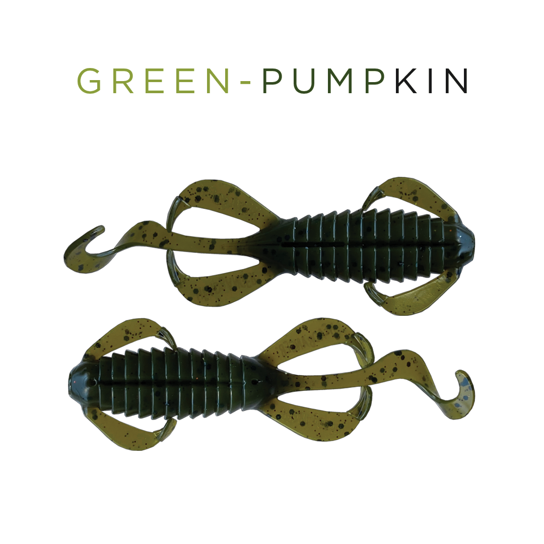 Headbanger BangerLizard – 8.6 cm (10-pack) / Green Pumpkin