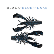 Headbanger RawCraw – 7.6 cm (5 pcs.) / Black Blue Flake