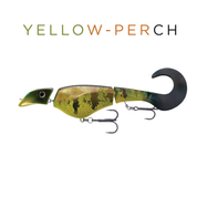 Headbanger Colossus Curly 31 cm – Yellow Perch