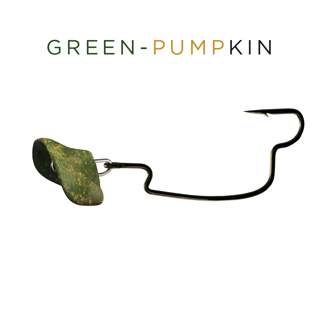 Headbanger RockerHead X 3-pack – #3/0 / 6g / Green Pumpkin