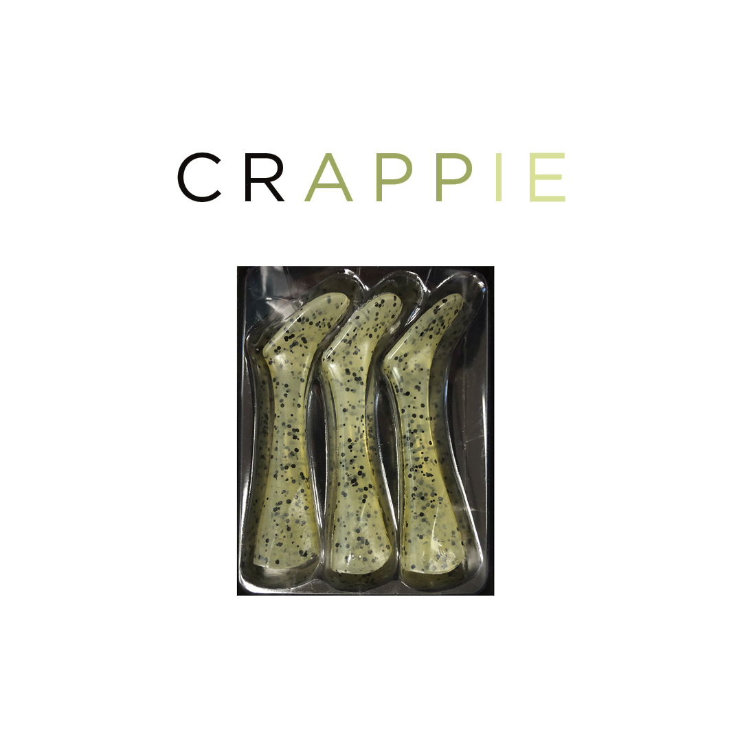 Headbanger Shad 22 Replacement Tails – Crappie