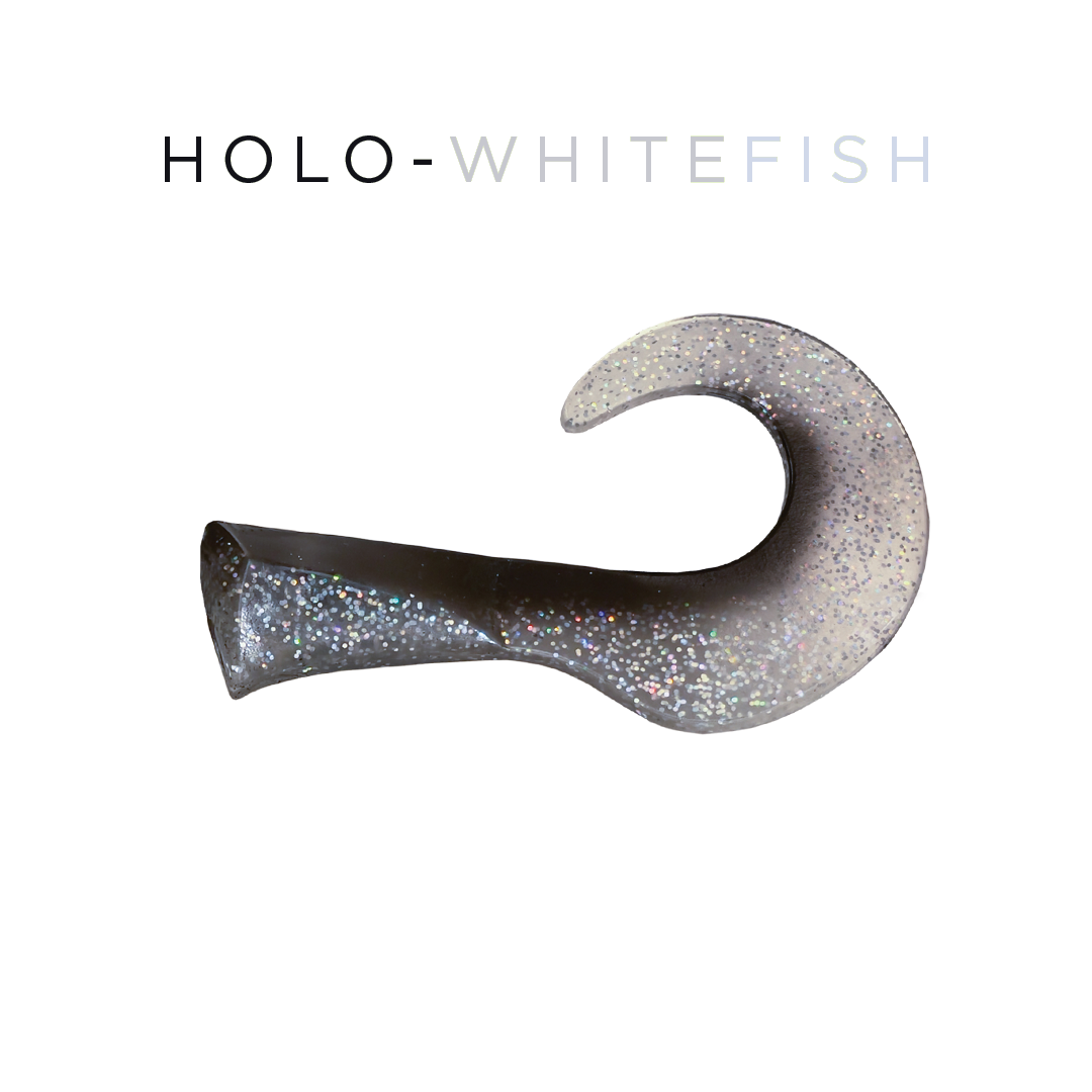 Colossus Curly Replacement Tail – Holo Whitefish