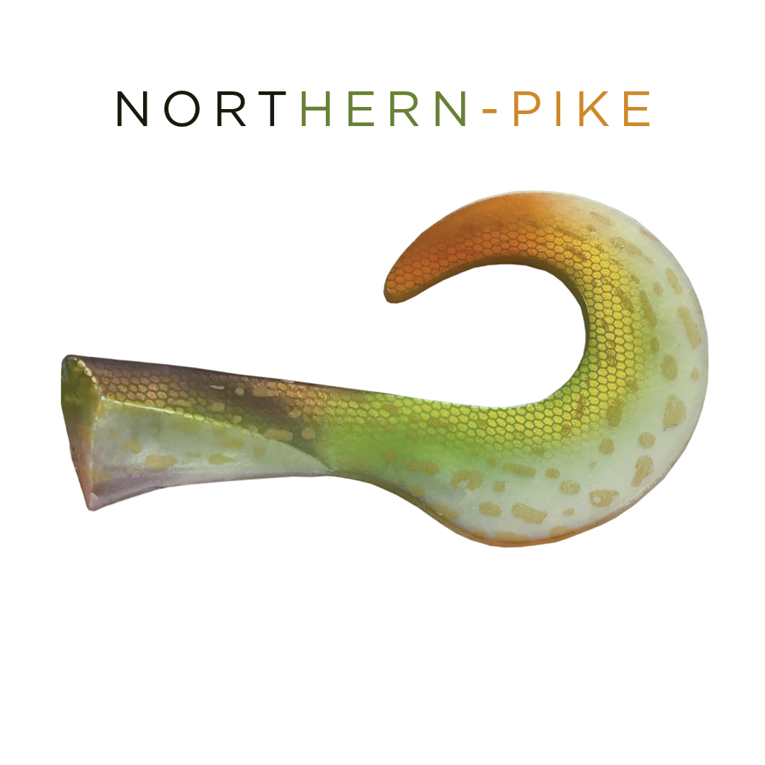 Colossus Curly Replacement Tail – Northern Pike