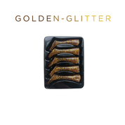 Headbanger Shad 11 Replacement Tails – Golden Glitter