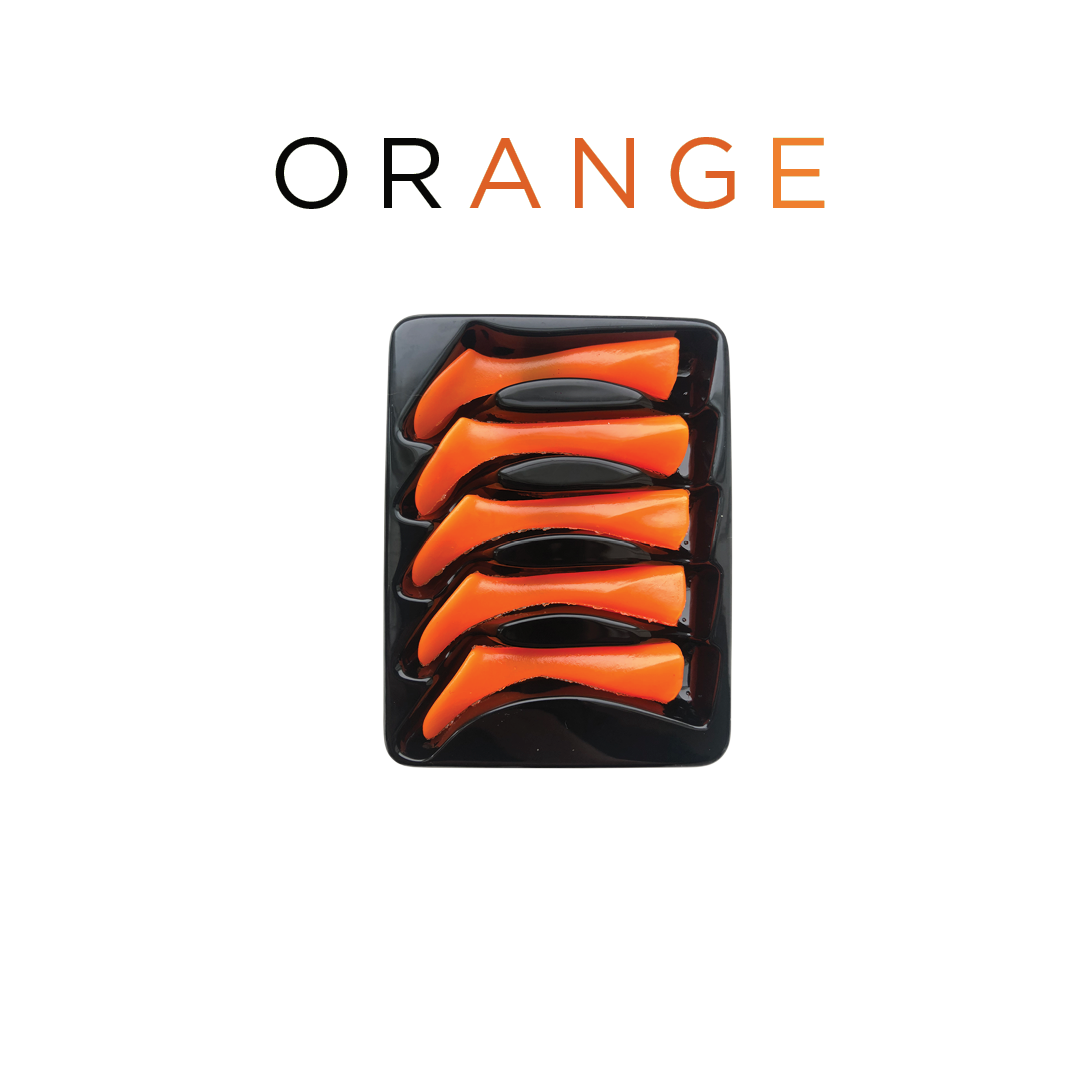 Headbanger Shad 11 Replacement Tails – Orange