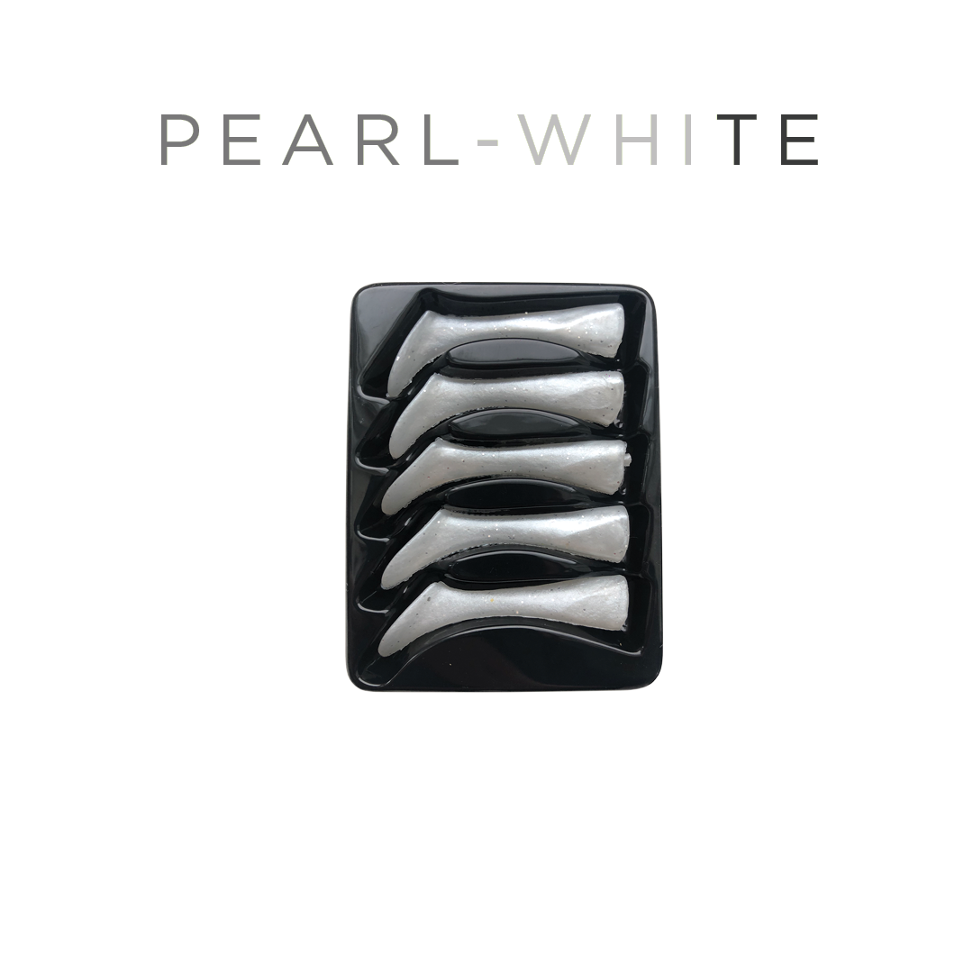 Headbanger Shad 11 Replacement Tails – Pearl White