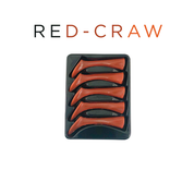 Headbanger Shad 11 Replacement Tails – Red Craw