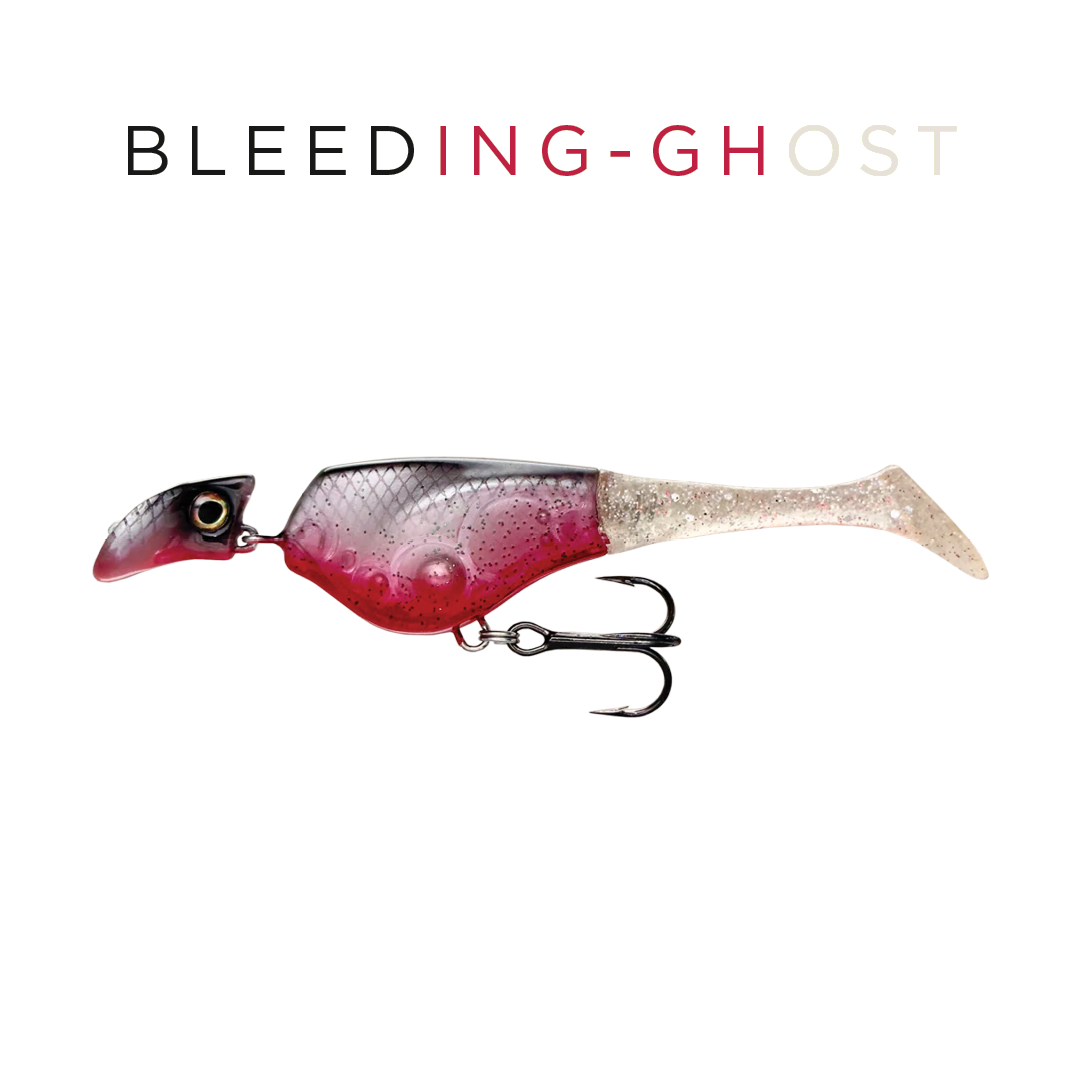 Headbanger Shad 11 cm – Floating / Bleeding Ghost