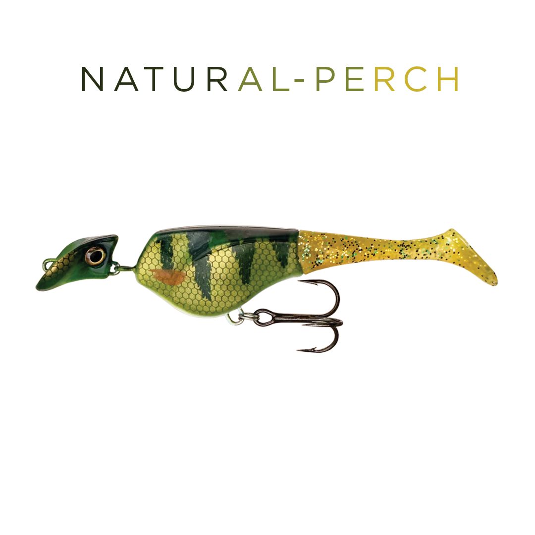 Headbanger Shad 11 cm – Floating / Natural Perch