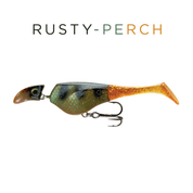 Headbanger Shad 11 cm – Floating / Rusty Perch