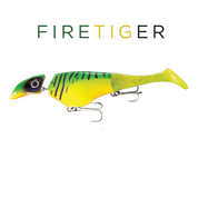 Headbanger Shad 16 cm – Floating / Firetiger Stealth